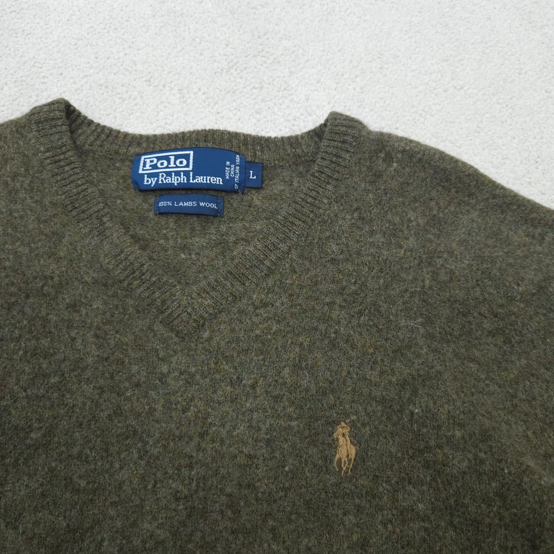 폴로 랄프 로렌 램스울 니트 L 상품이미지3
