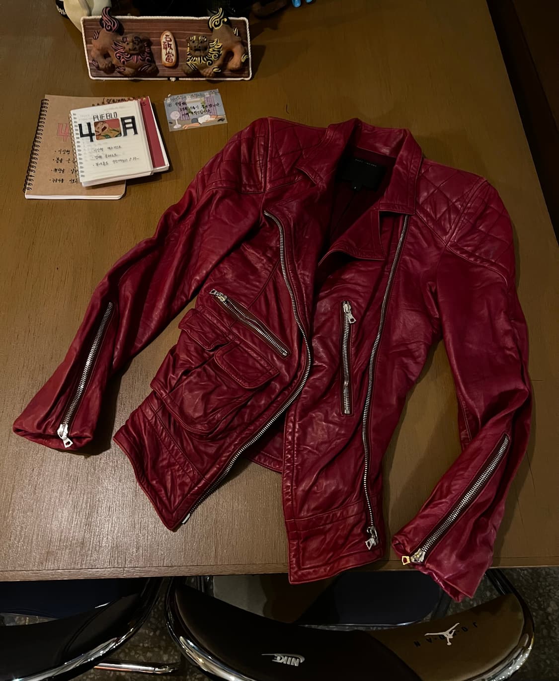 RED leather jacket by Marc Jacobs 09fw 상품이미지2
