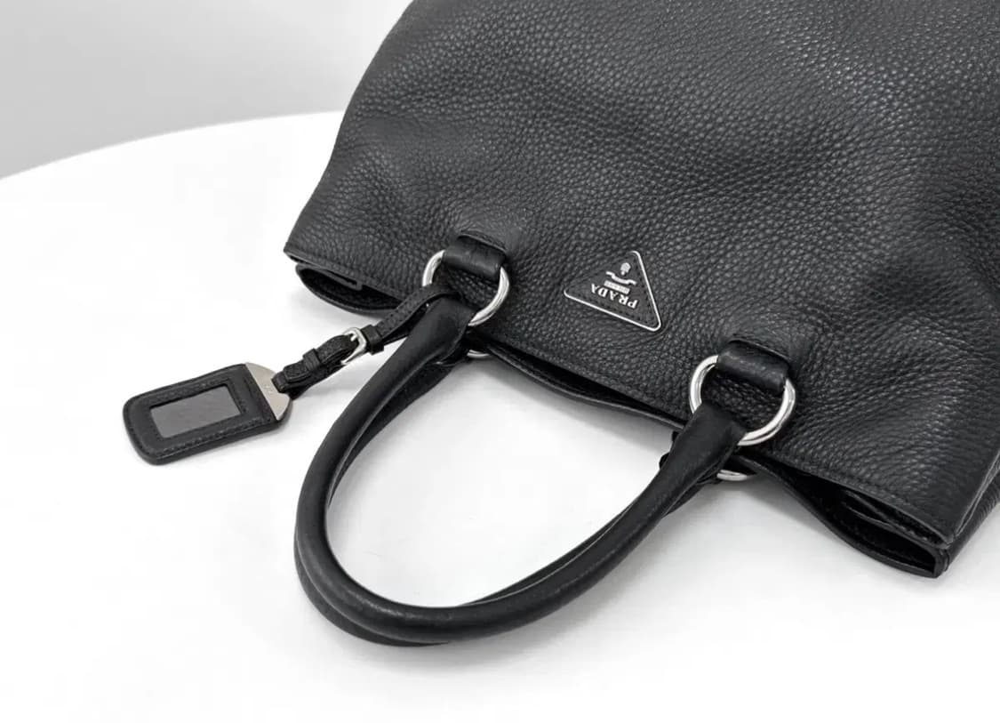 프라다 비텔로 다이노 레더 토트백 상품이미지4