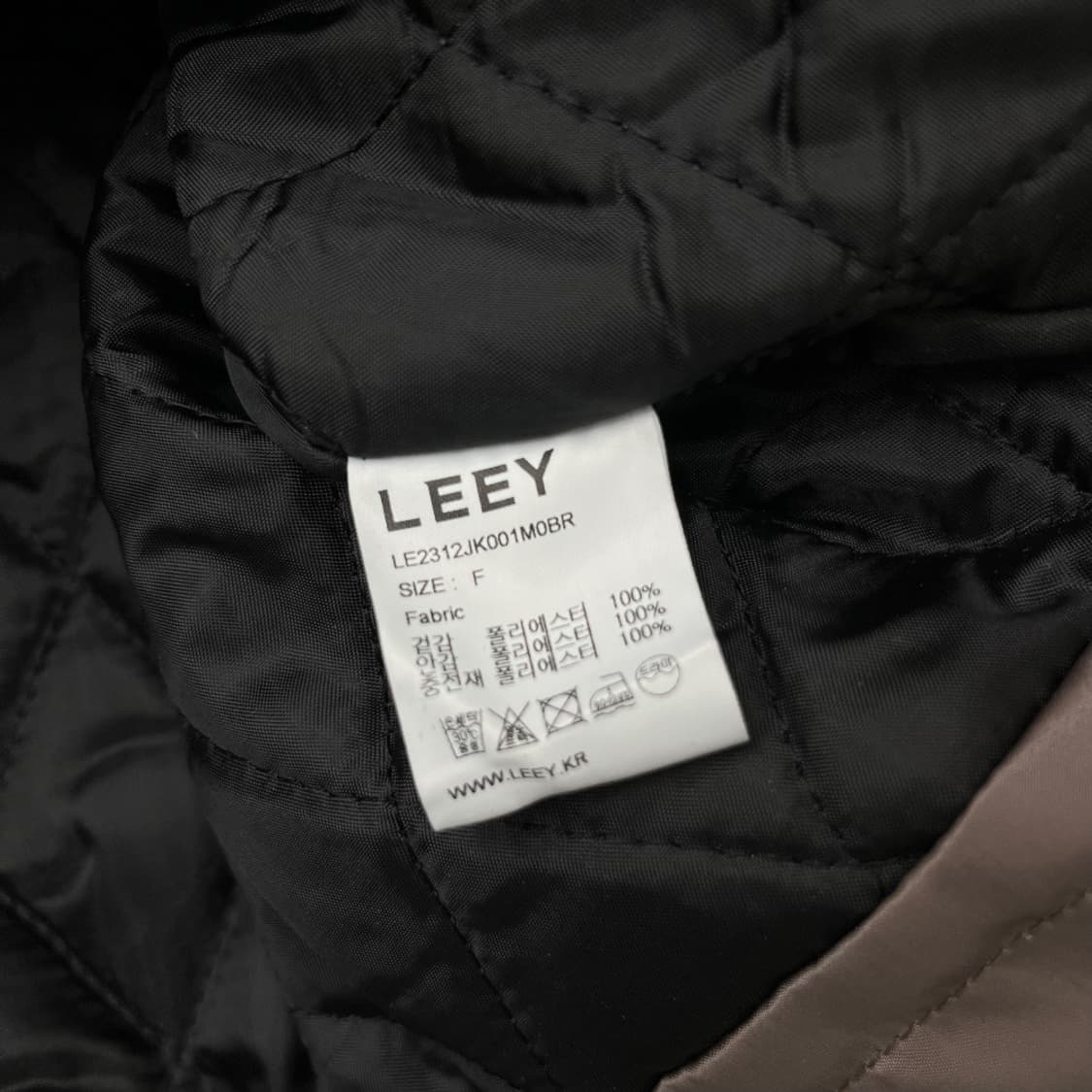 LEEY 뮤트브라운 자켓 상품이미지6