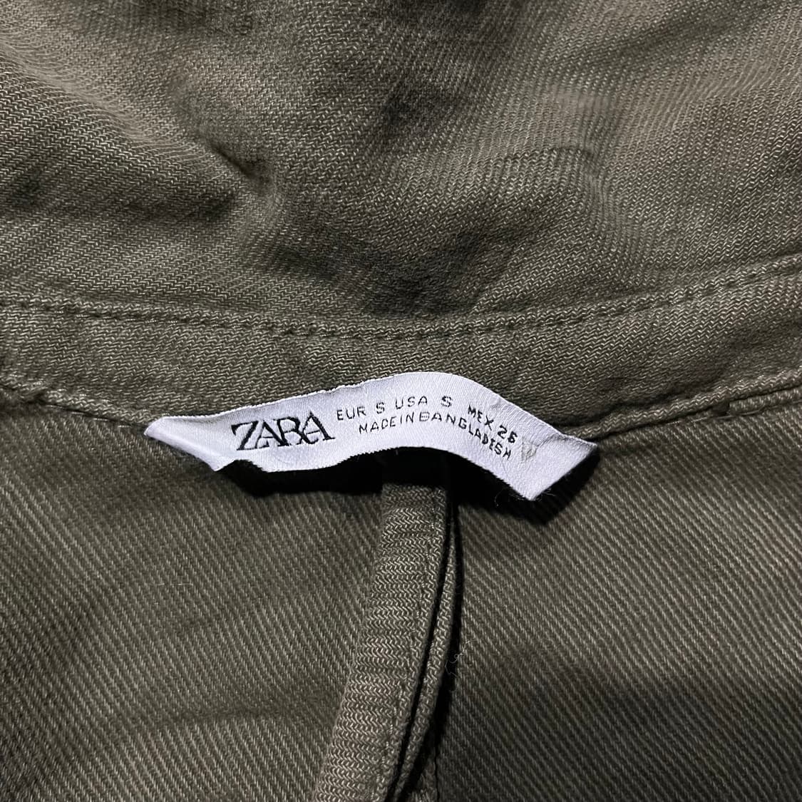 ZARA 자라 면자켓 상품이미지4