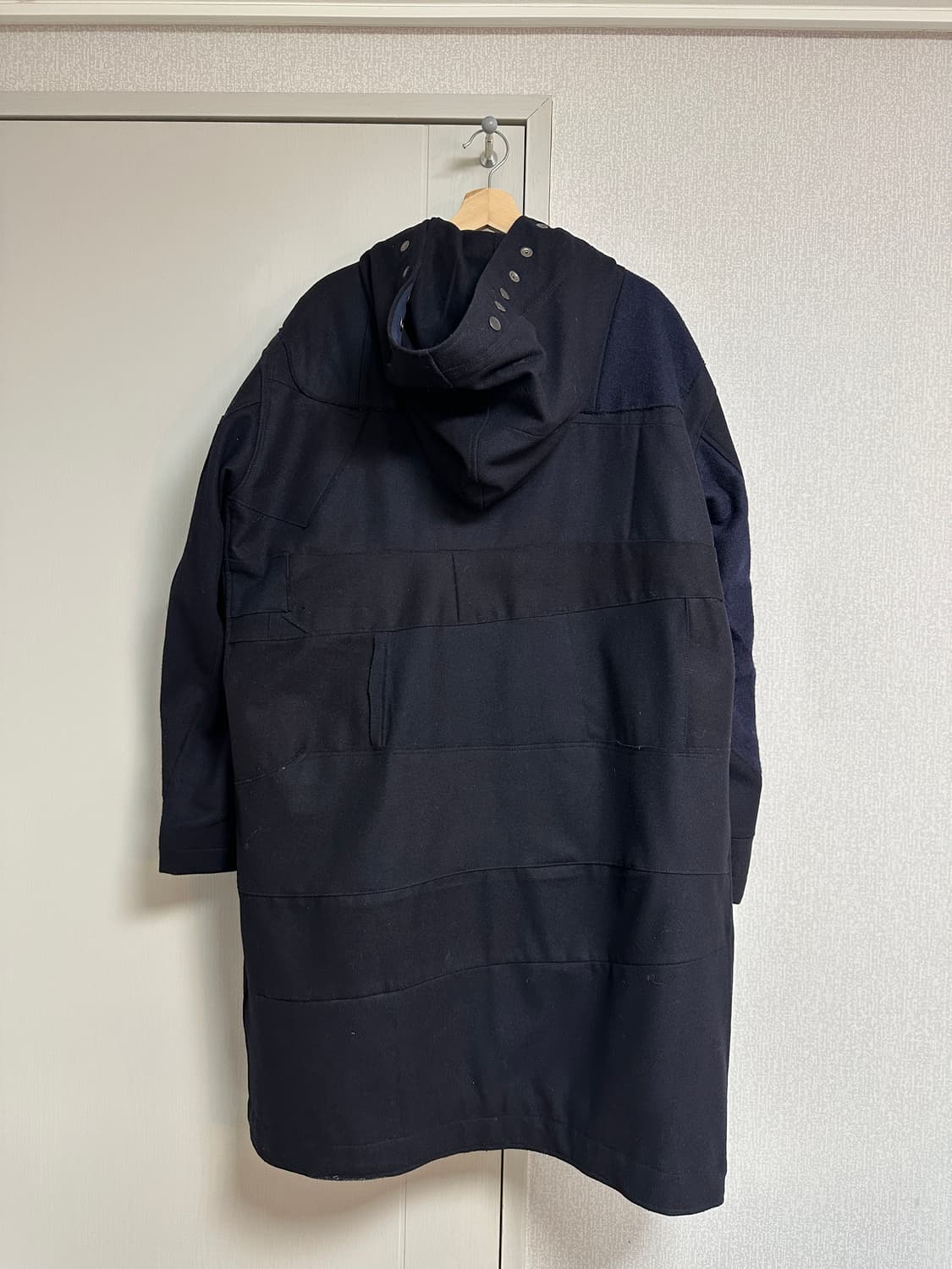 리빌드바이니들스 패치워크 더플코트 상품이미지7