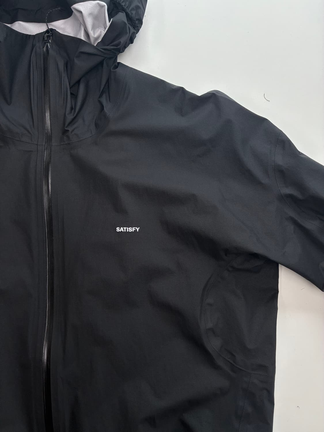 새티스파이 퍼텍스 3L 플라이 레인 자켓 블랙 상품이미지3