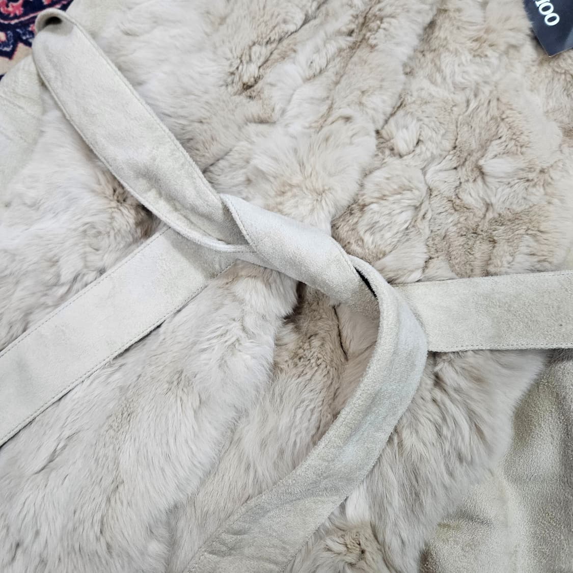 (새상품)De by D'demoo 토끼퍼 벨티드 베스트 자켓 66 상품이미지3