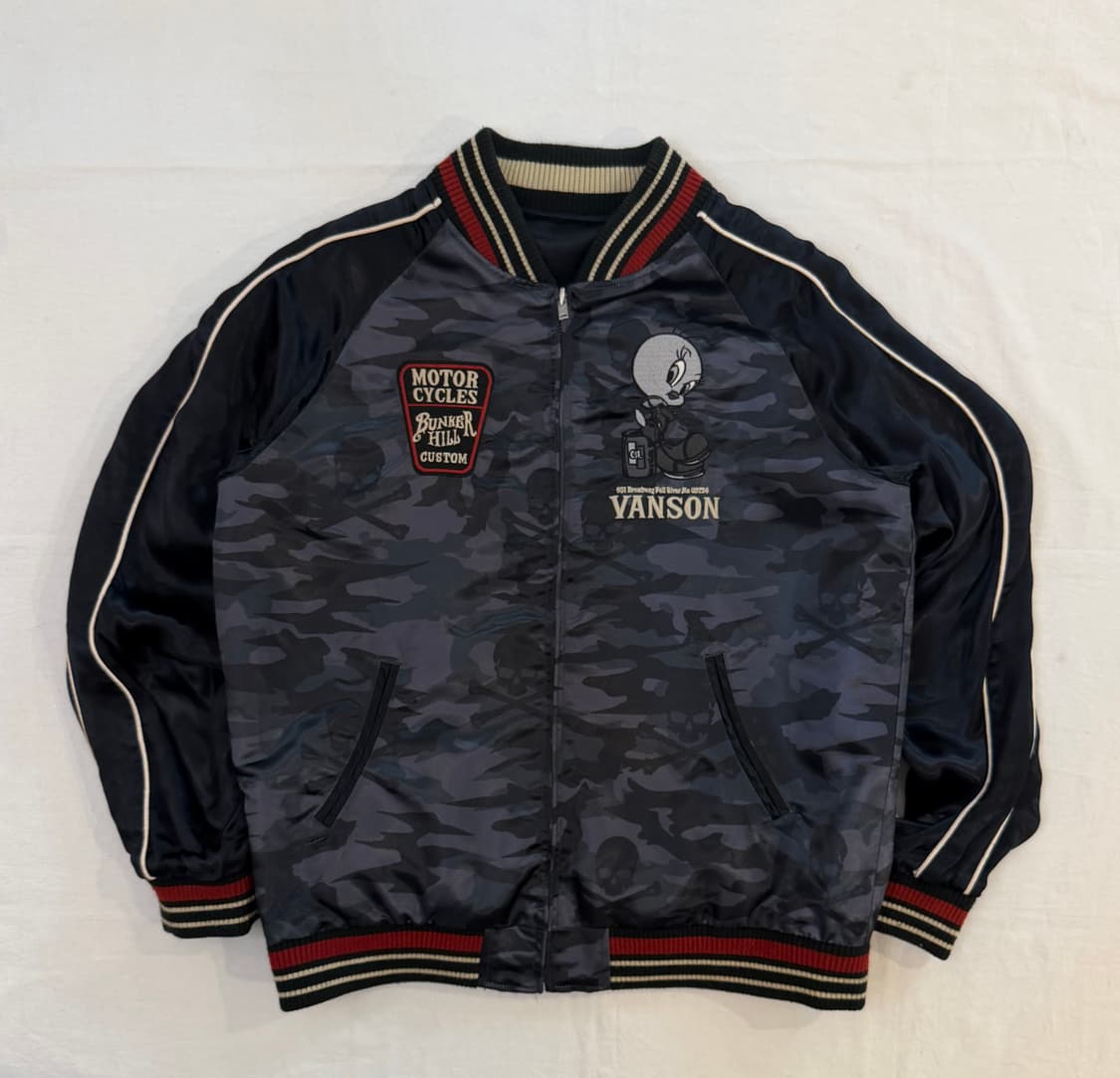 국내유일) 밴슨 X 루니툰즈 리버시블 카모 스카쟌 상품이미지6