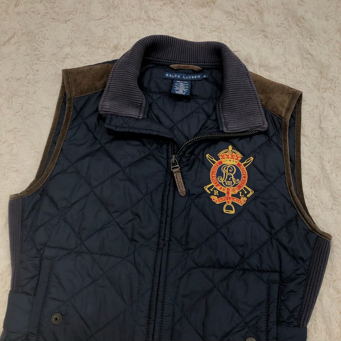 폴로 랄프로렌 네이비 퀄팅 조끼 베스트 상품이미지2