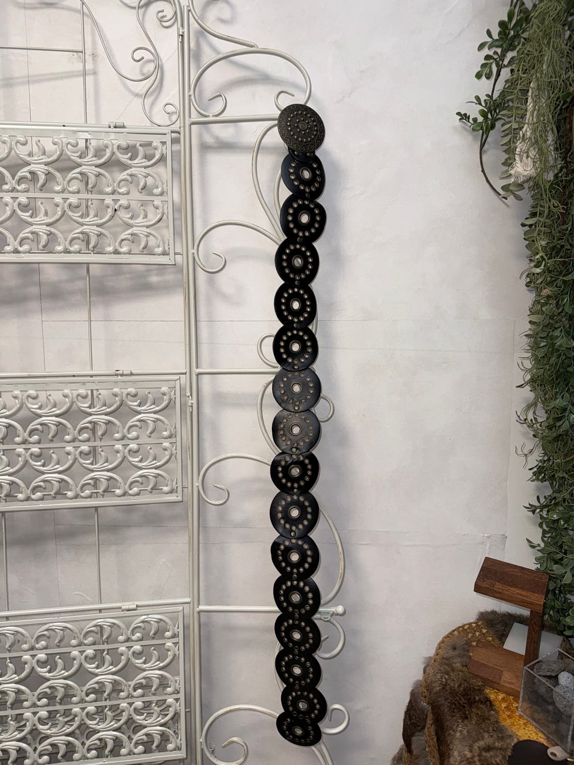 Black western punching disc belt 상품이미지3