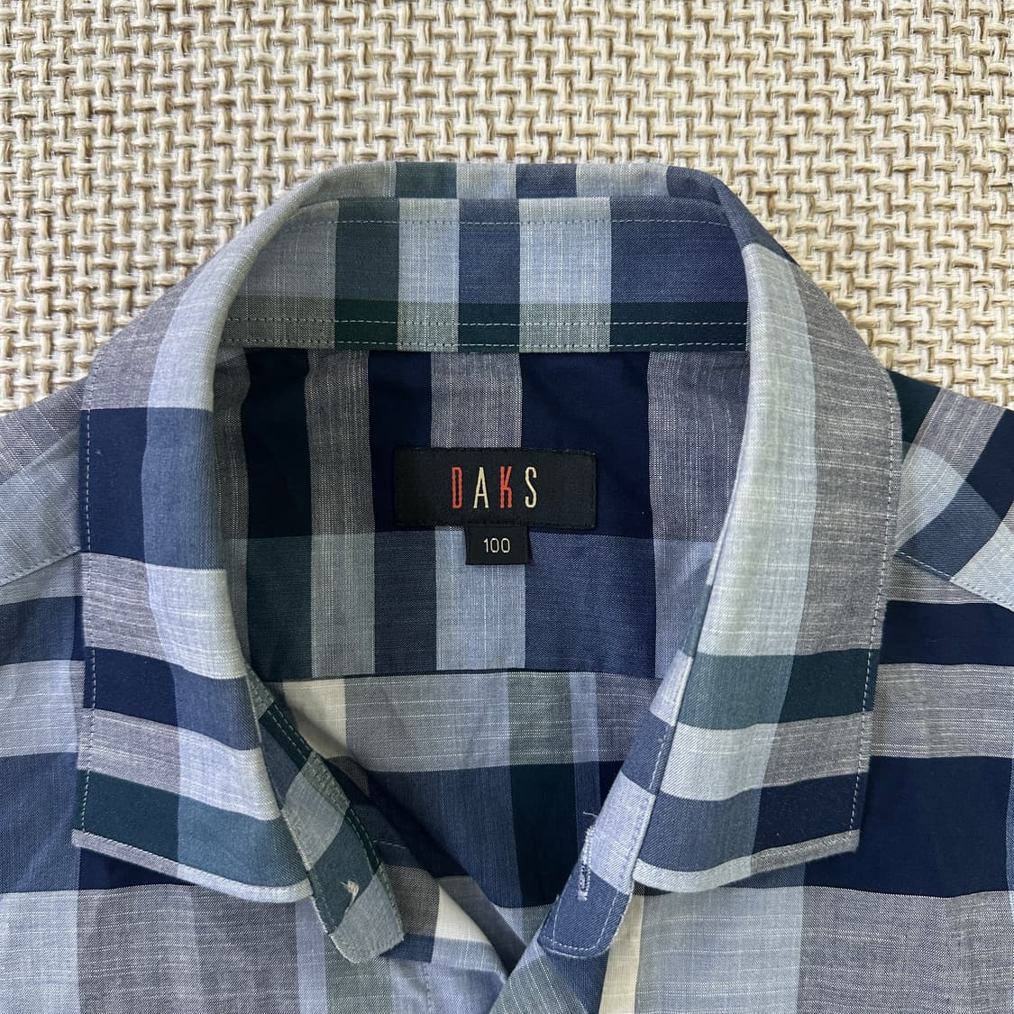 100 닥스 남성 긴팔 체크 셔츠 0424D 상품이미지2