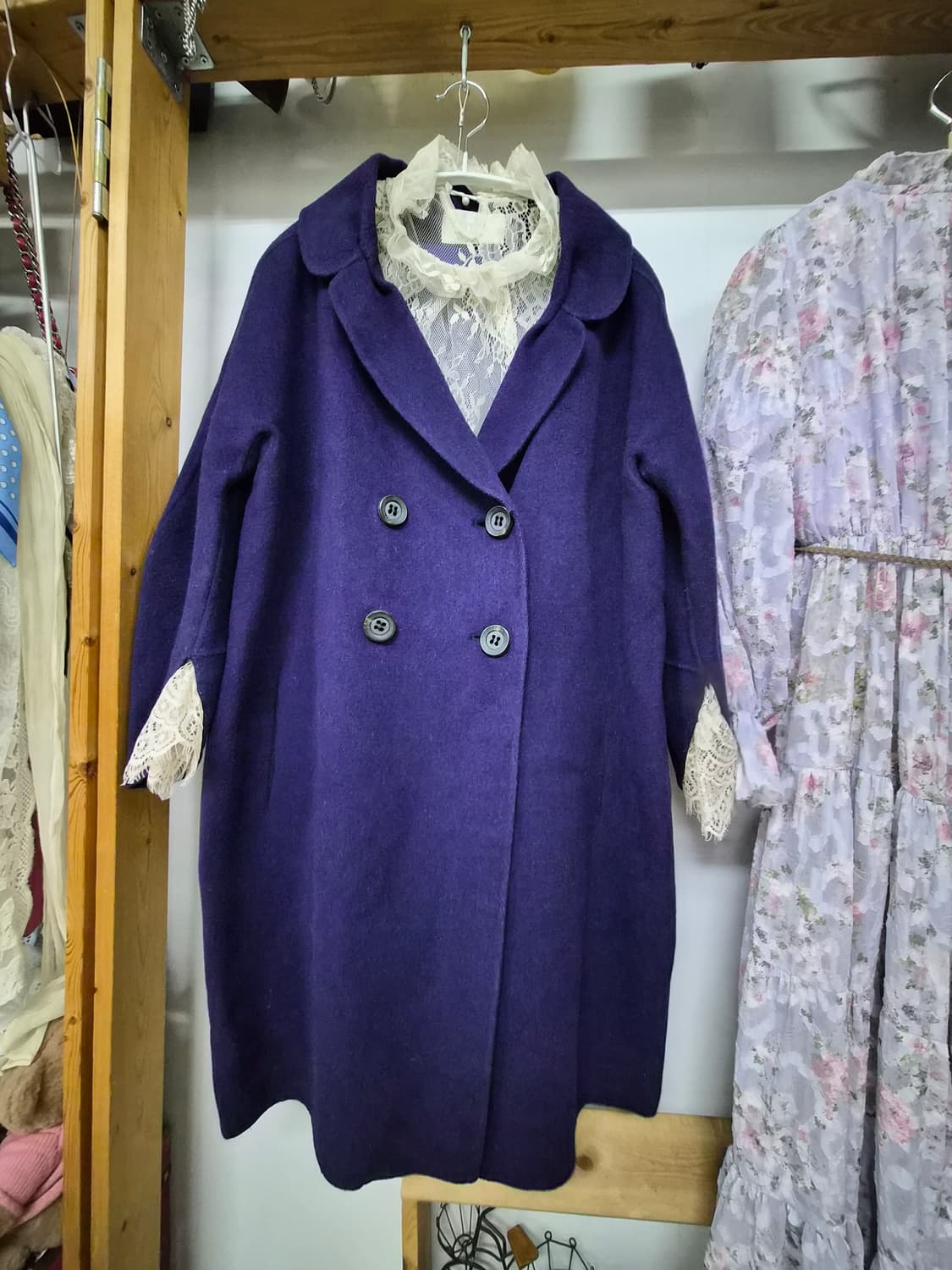 시스템  핸드메이드  코트 (Royal Purple) 상품이미지2