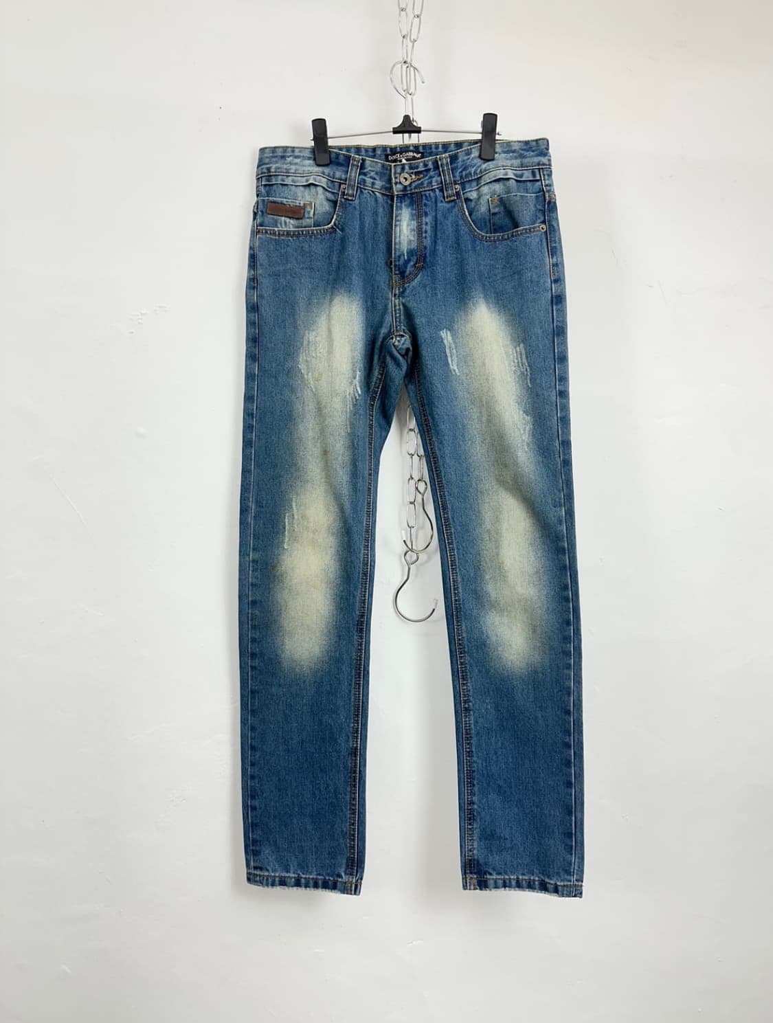 Dolce&Gabbana Metal Logo Plate Leather 상품이미지5