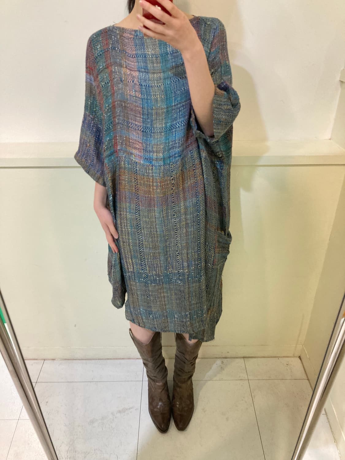 에스닉 린넨 언발란스 원피스 상품이미지8