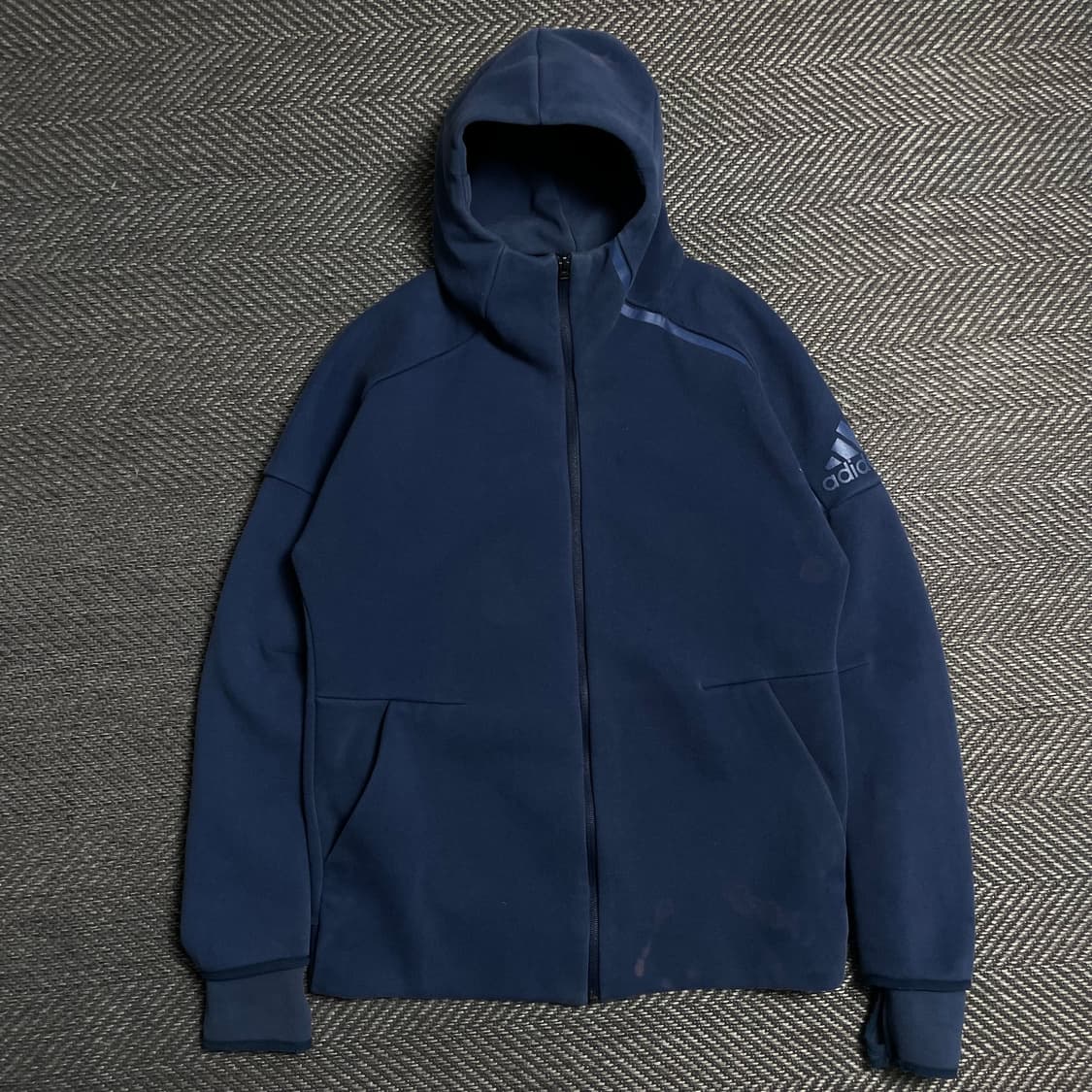 아디다스 Z.N.E. 에어로레디 후드집업 네이비y 5176 상품이미지2