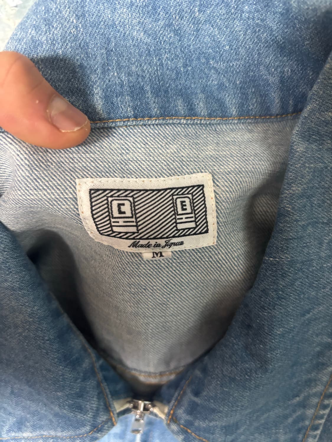 카브엠트 워시드 데님 집 자켓 인디고 상품이미지4