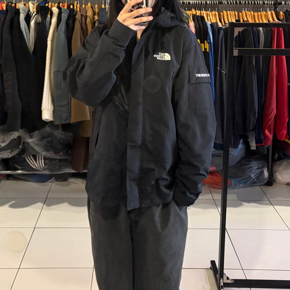 노스페이스 포켓 블랙 프리자켓 상품이미지1