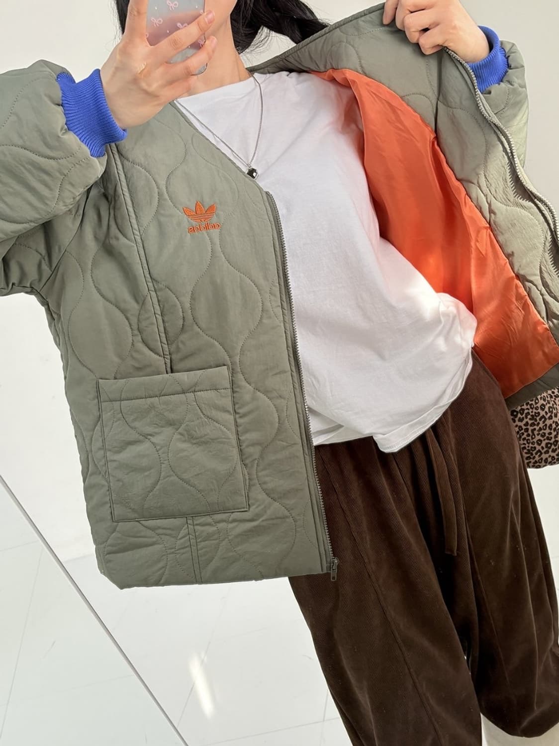 아디다스 웰론다스 누빔자켓 상품이미지10