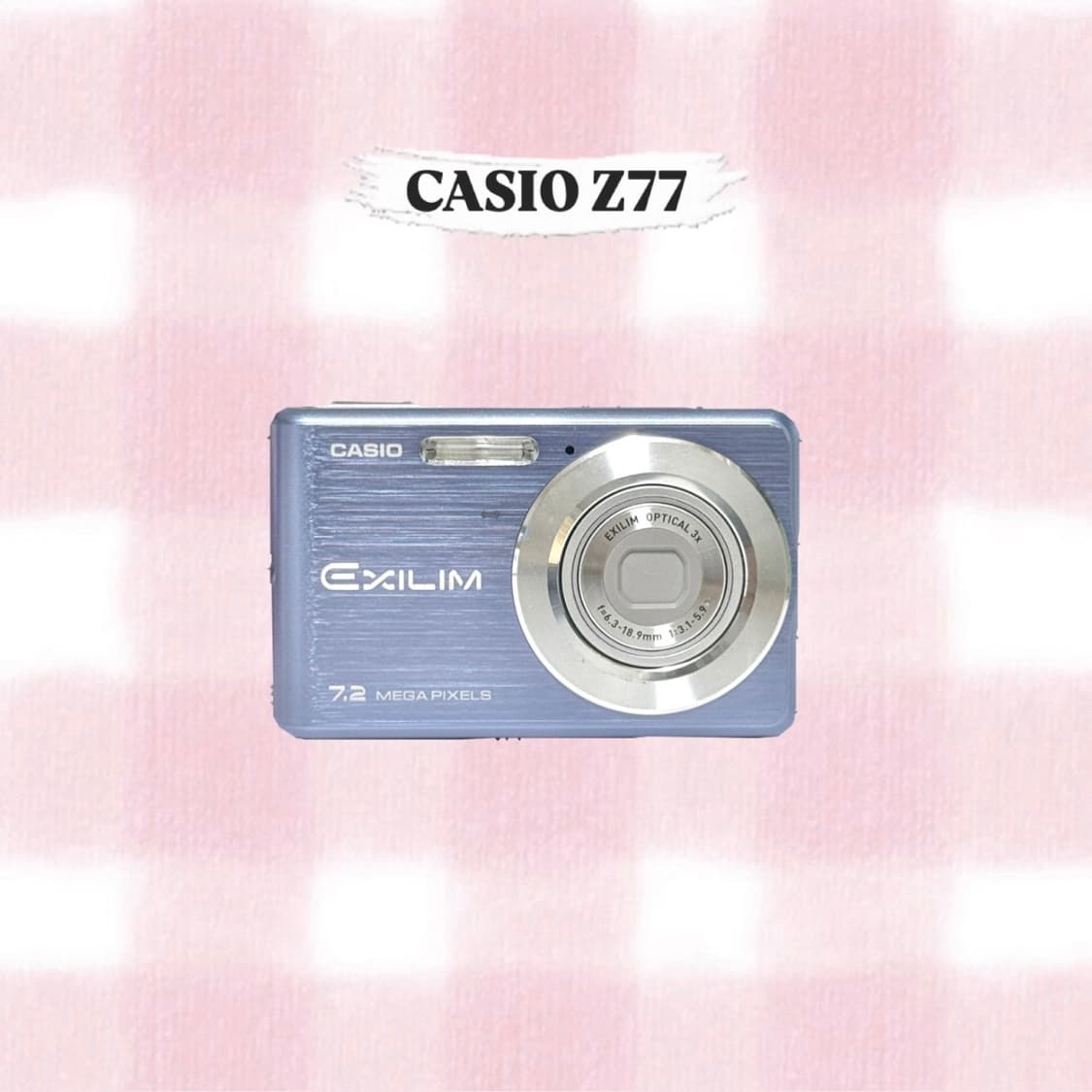 카시오 엑슬림 Z77 베이비블루 빈티지디카 상품이미지1