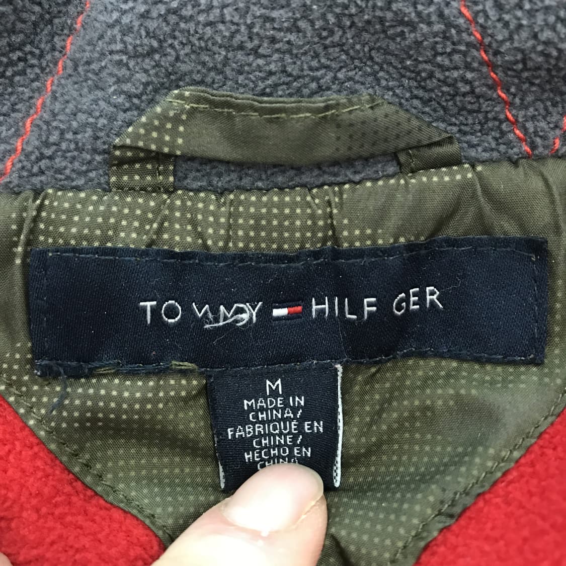 타미힐피거 카모 경량패딩 [M] 상품이미지5