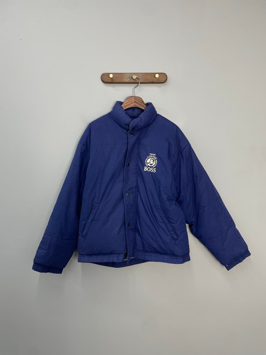 산토리 보스 커피 네이비 다운 패딩 H1605 상품이미지2
