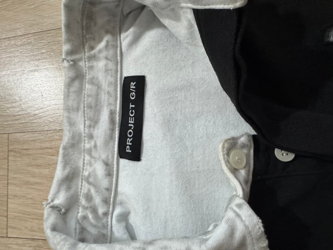 프로젝트gr 불리드 폴로 셔츠 블랙 상품이미지5