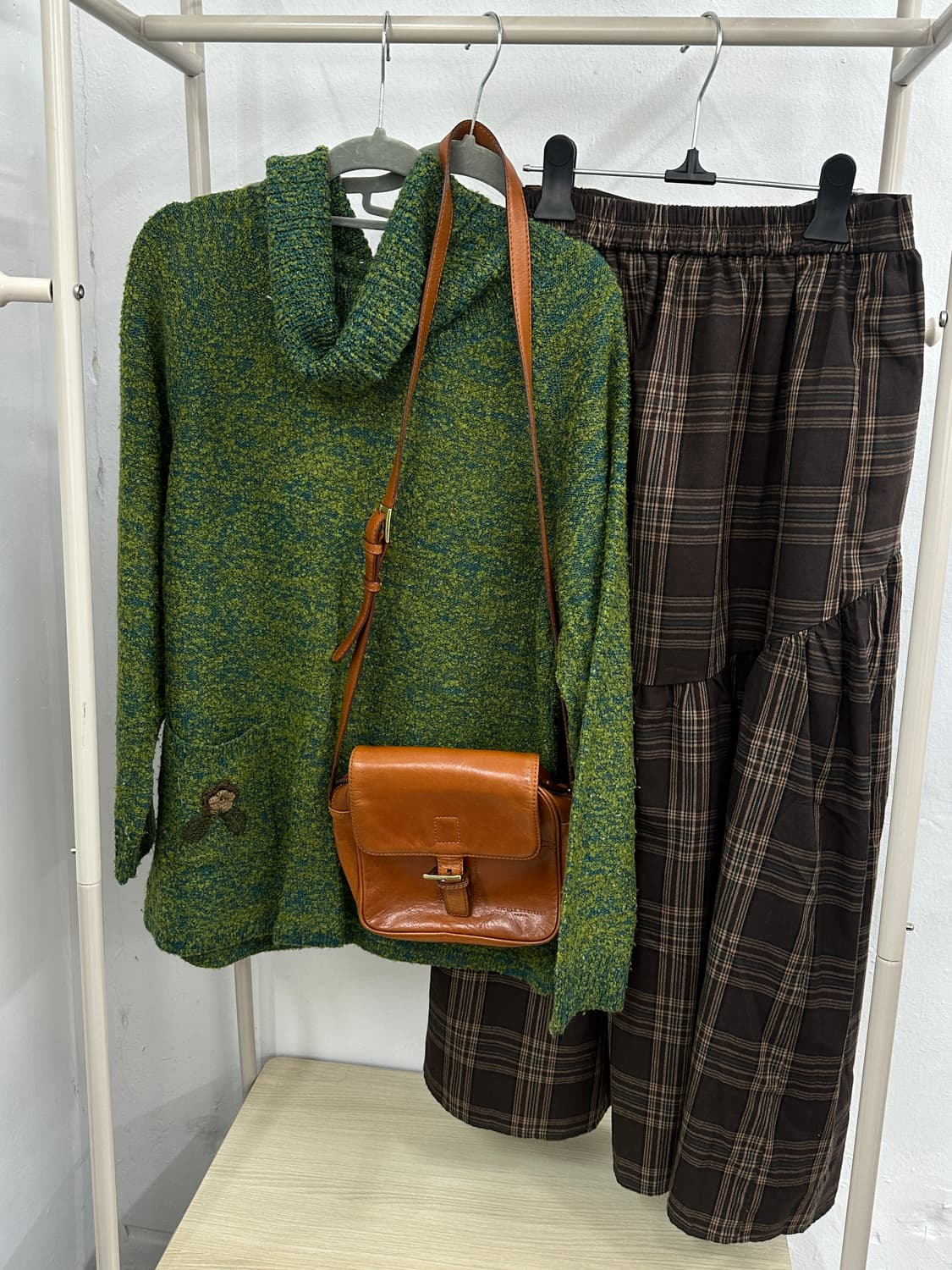 🍵하구미의 초코 나무숲 코디세트 🍵히피 그런지 오리엔탈 롱 스커트 상품이미지3