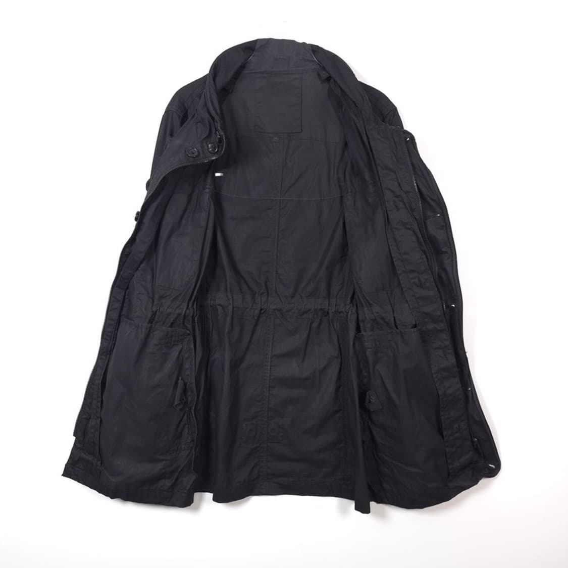 빈티지 블랙 코튼 밀리터리 필드 자켓 M 상품이미지6