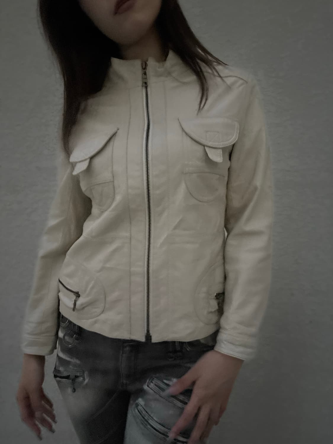 58 Vanilla leather jaceket 상품이미지3