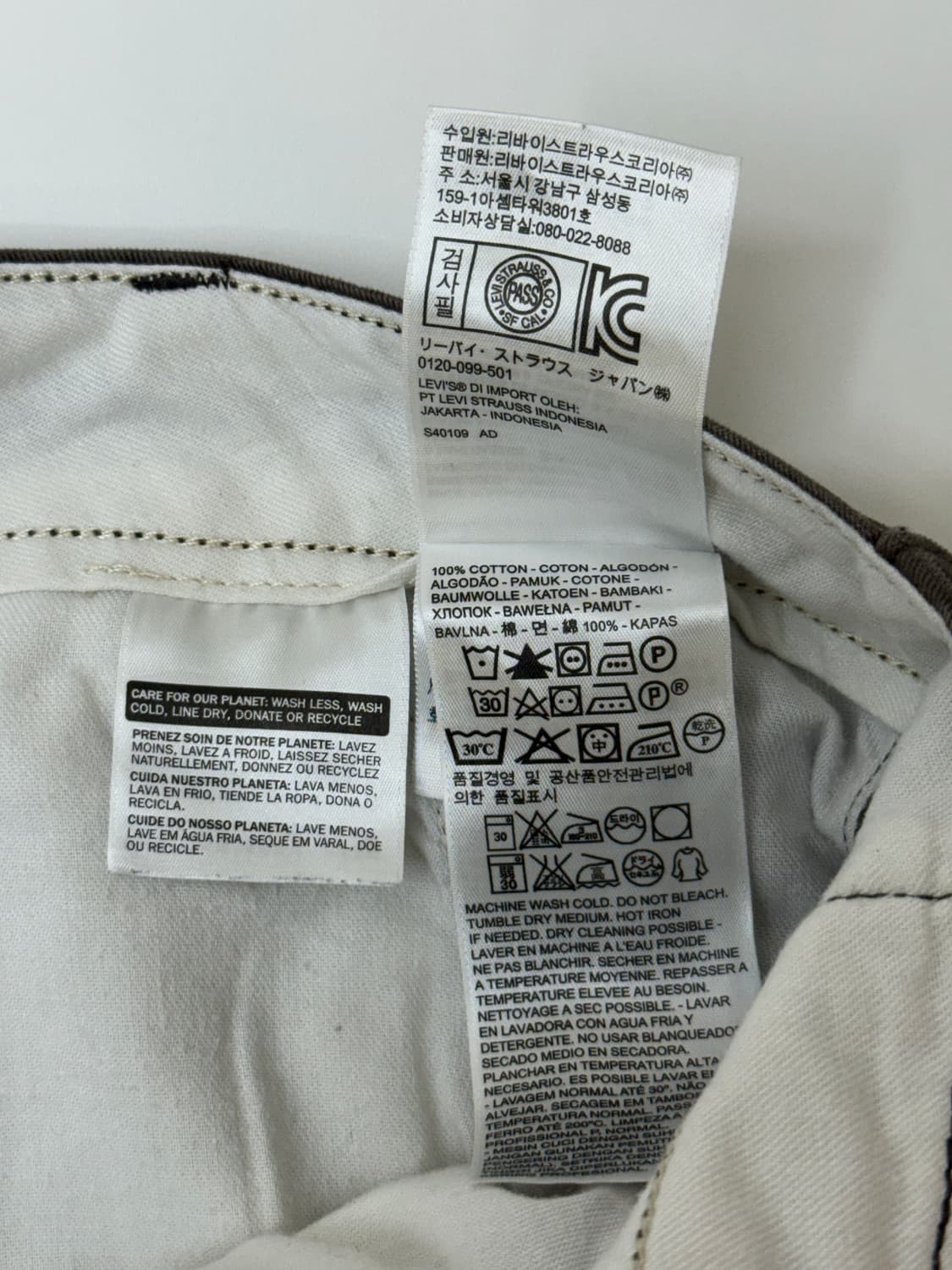 Levis 리바이스 브라운 카고 하프 팬츠 상품이미지9