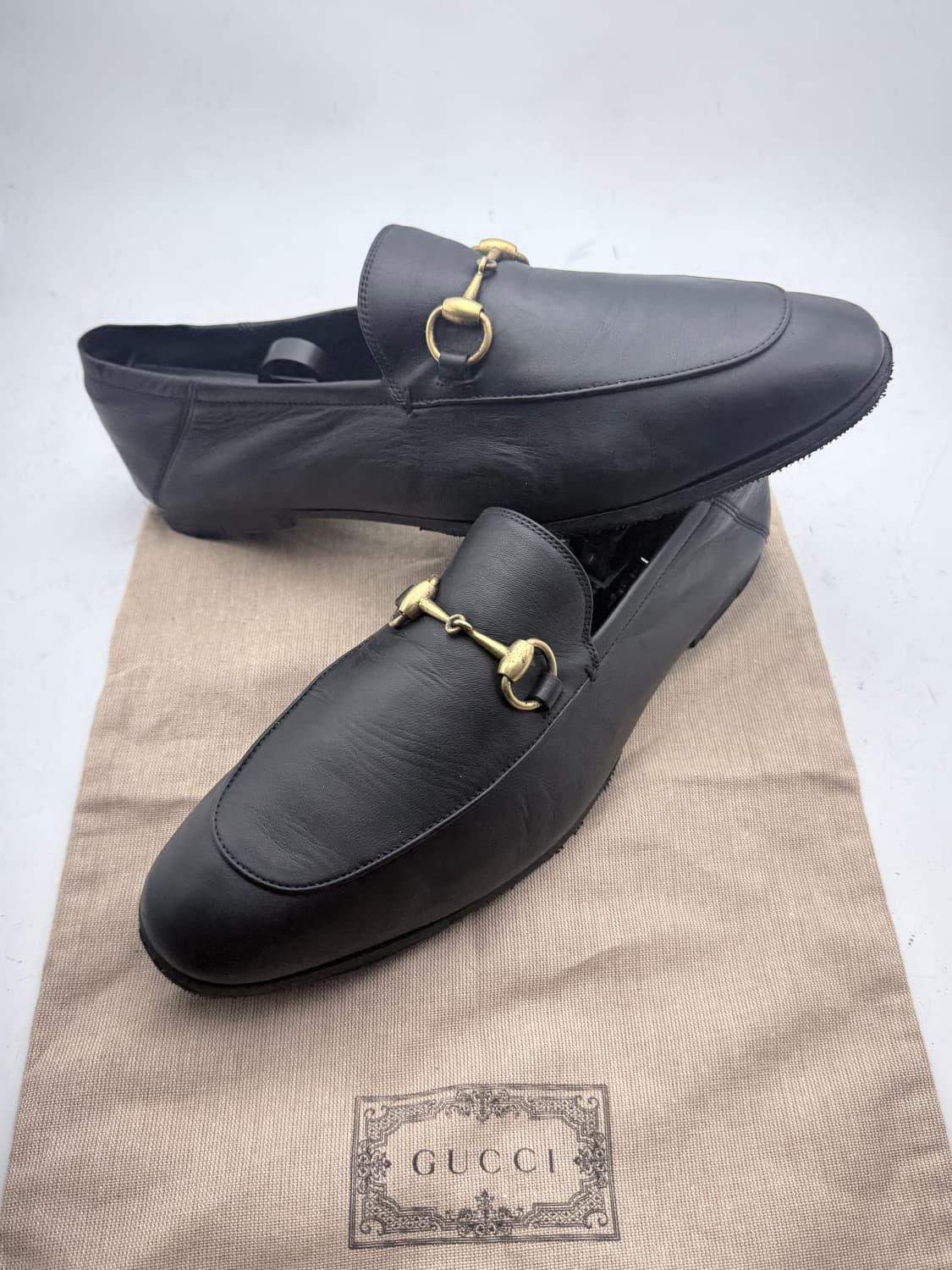 정품)구찌 홀스빗 구두275/280 상품이미지6