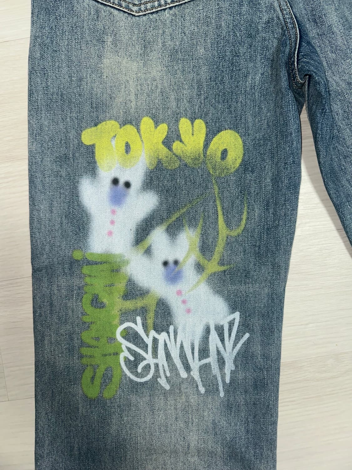 Sankuanz 산쿠안즈 중청 데님팬츠 상품이미지2