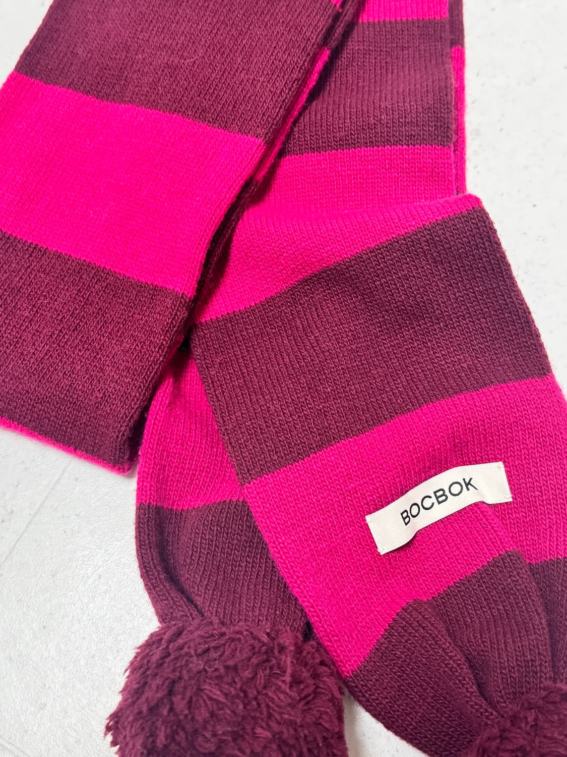 실사/ 복복 폼폼 머플러 퍼플 상품이미지4