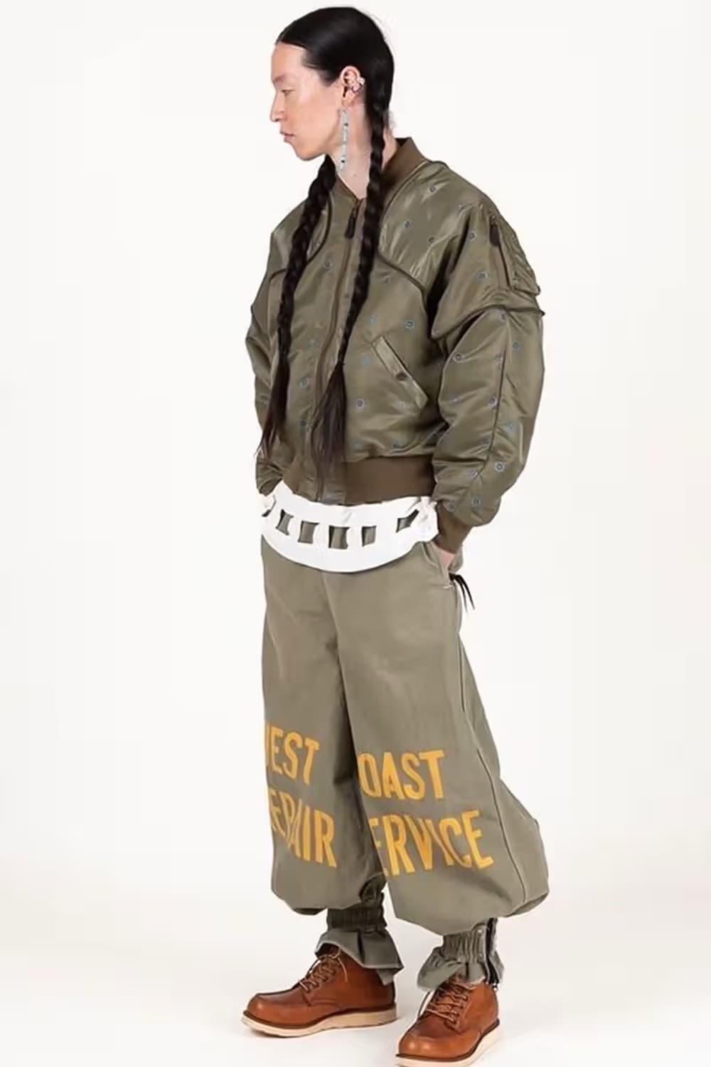 캐피탈 데님 리페어 팬츠 NAVY (Size 4) 상품이미지9