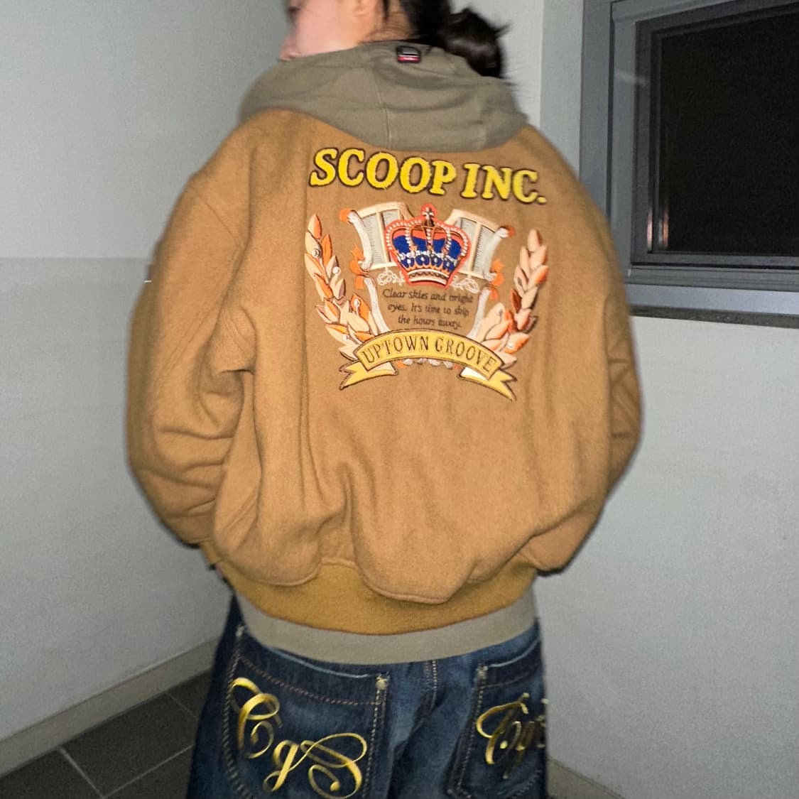 Scoop NYC varsity jacket 상품이미지1