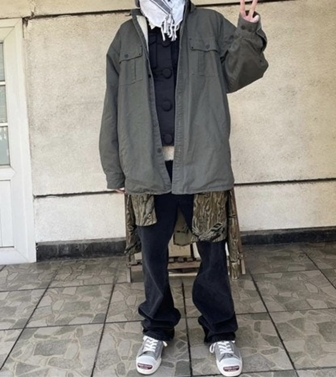 언더커버 22aw 잭퍼셀 그레이 L (275~280) 상품이미지8