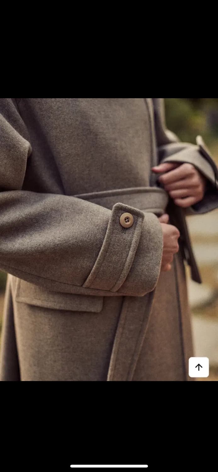 Fabricology 울 히든 더블 코트 상품이미지3