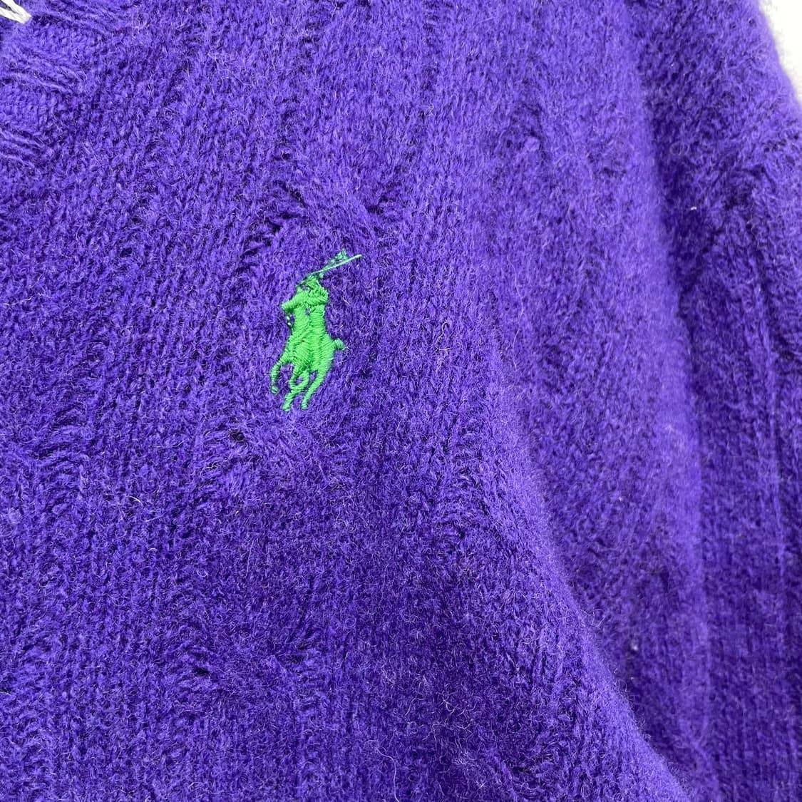 Polo Ralph Lauren Purple Cable Knit 상품이미지4