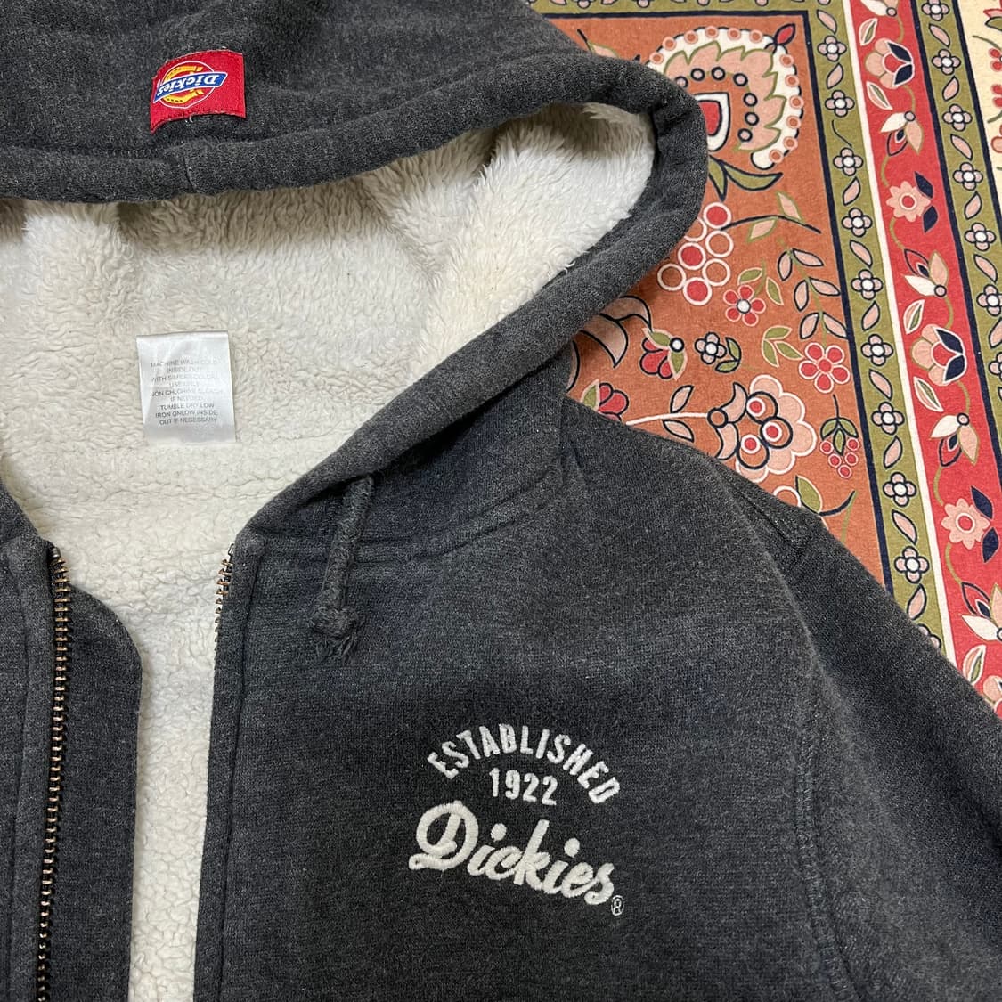 디키즈 어센틱 쉐르파 헤비 후드 집업 M/95 상품이미지3