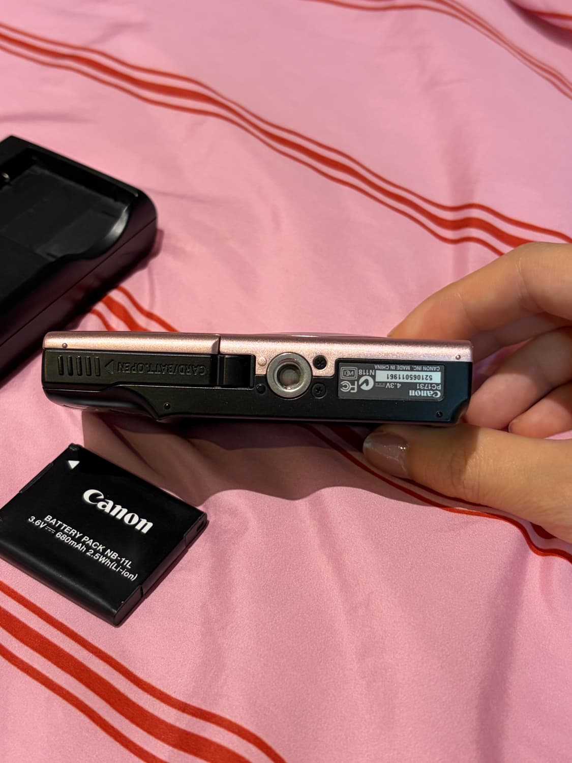 (새상품급)환연 지연 디카🎀canon powershot A2400 핑크 상품이미지3