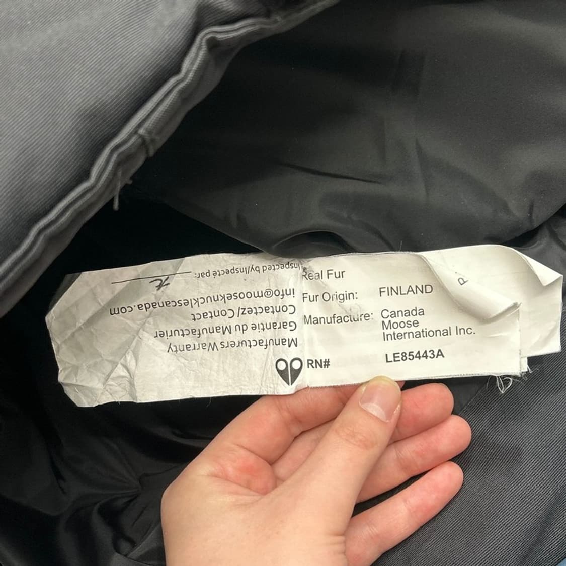 무스너클 오리지널 쓰리쿼터 자켓 블랙 S 상품이미지9