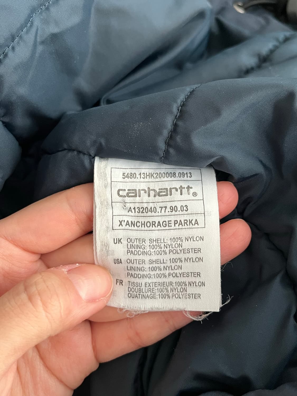 XS) 칼하트 여성 앵커리지 파카 네이비 상품이미지6