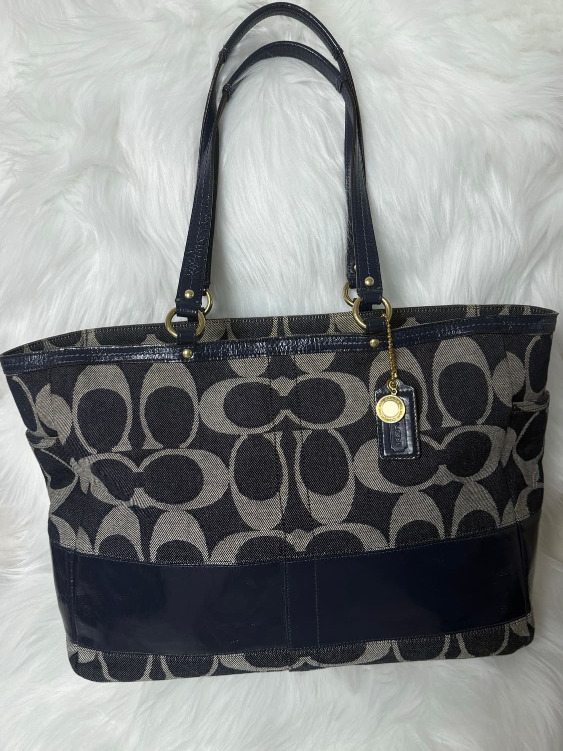 희귀템 ✨Coach denim bag L (코치 데님 토트백) 상품이미지1