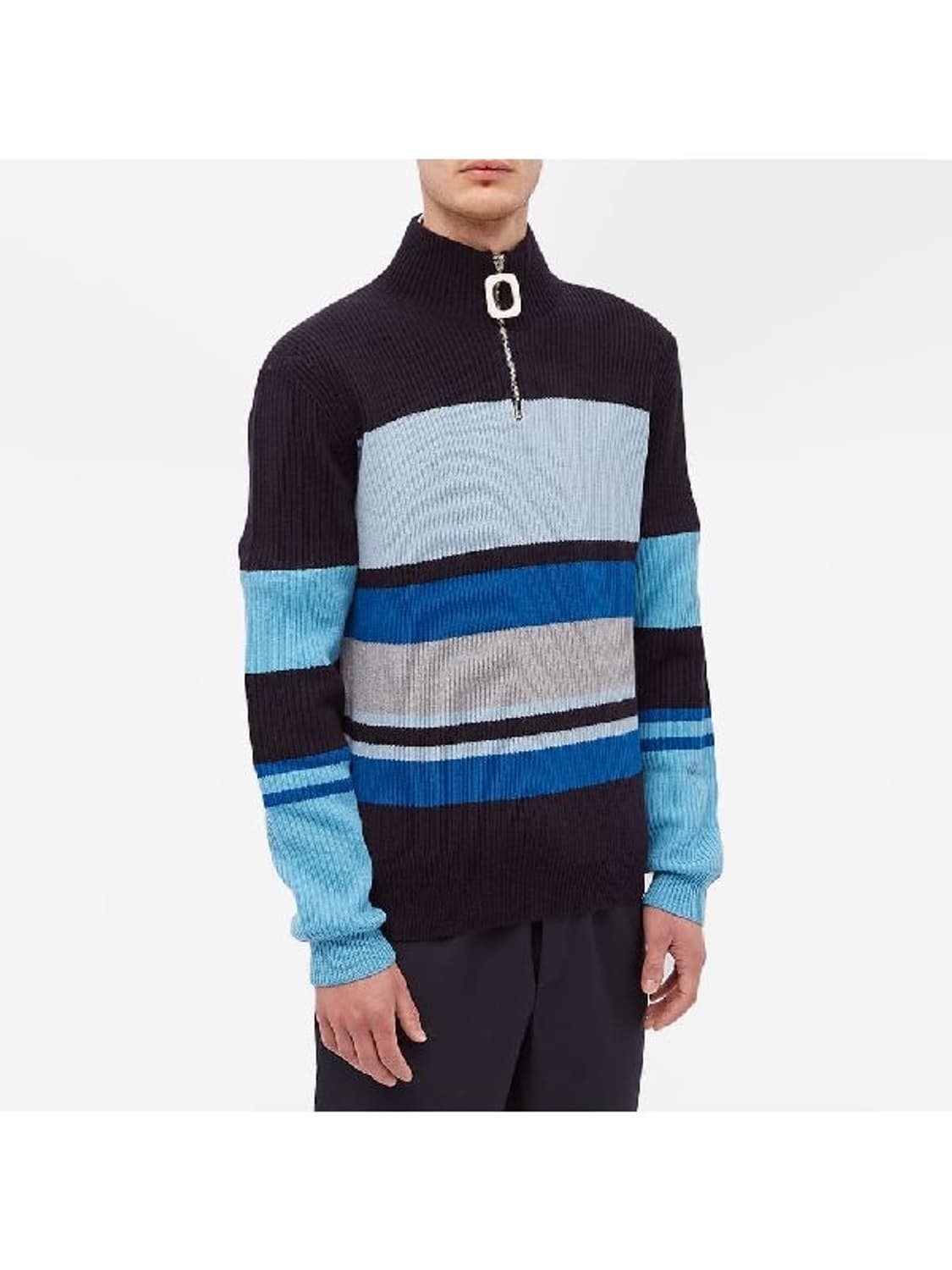 JW앤더슨 컬러블록 반집업 니트 XL 상품이미지2