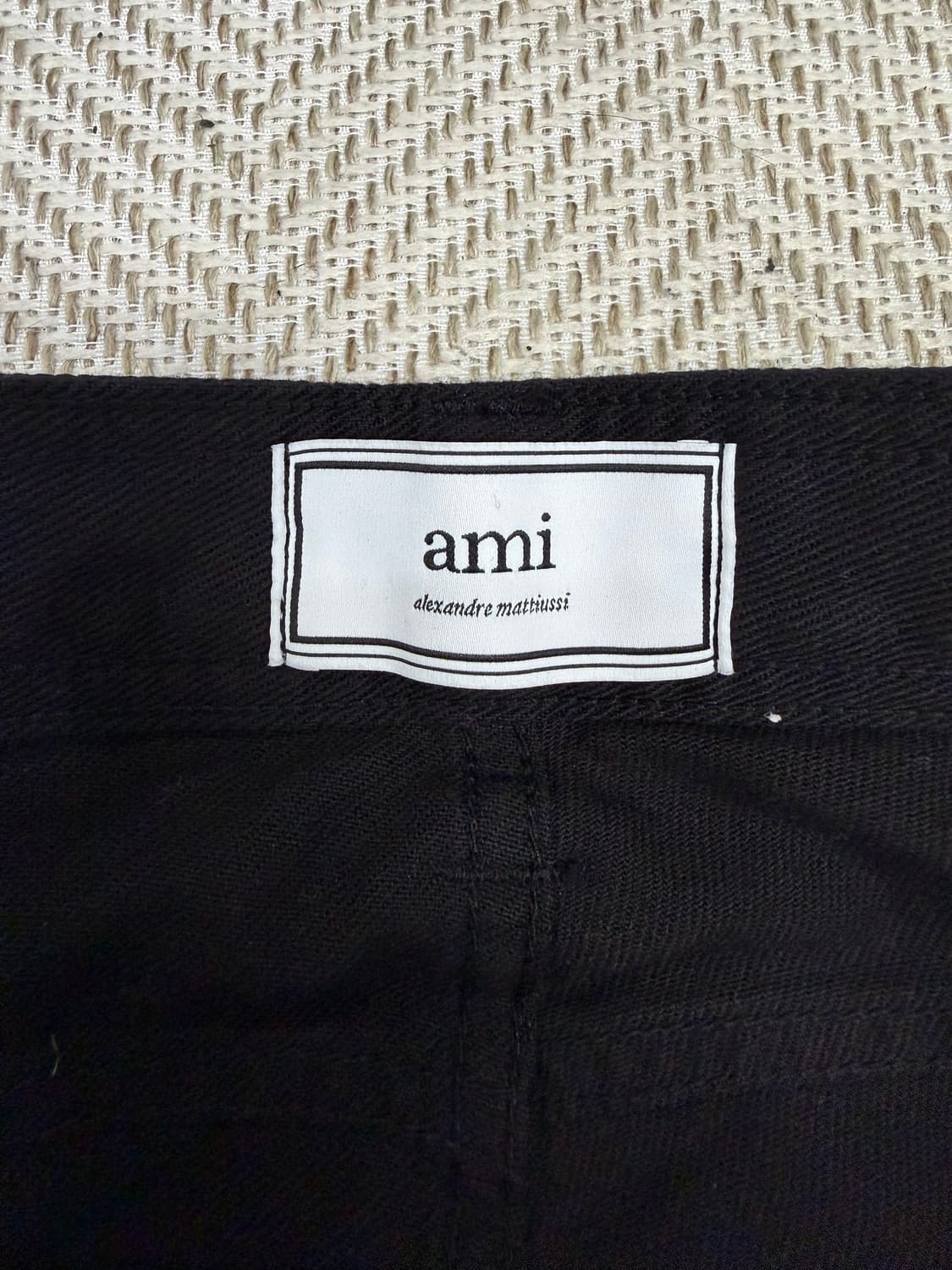 매장판정품) AMI 아미 남성 블랙 카펜터 팬츠 M(32) 상품이미지6