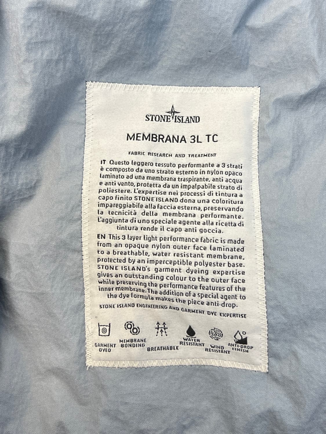 스톤아일랜드 멤브라나 TC 와펜 블레이저 상품이미지8