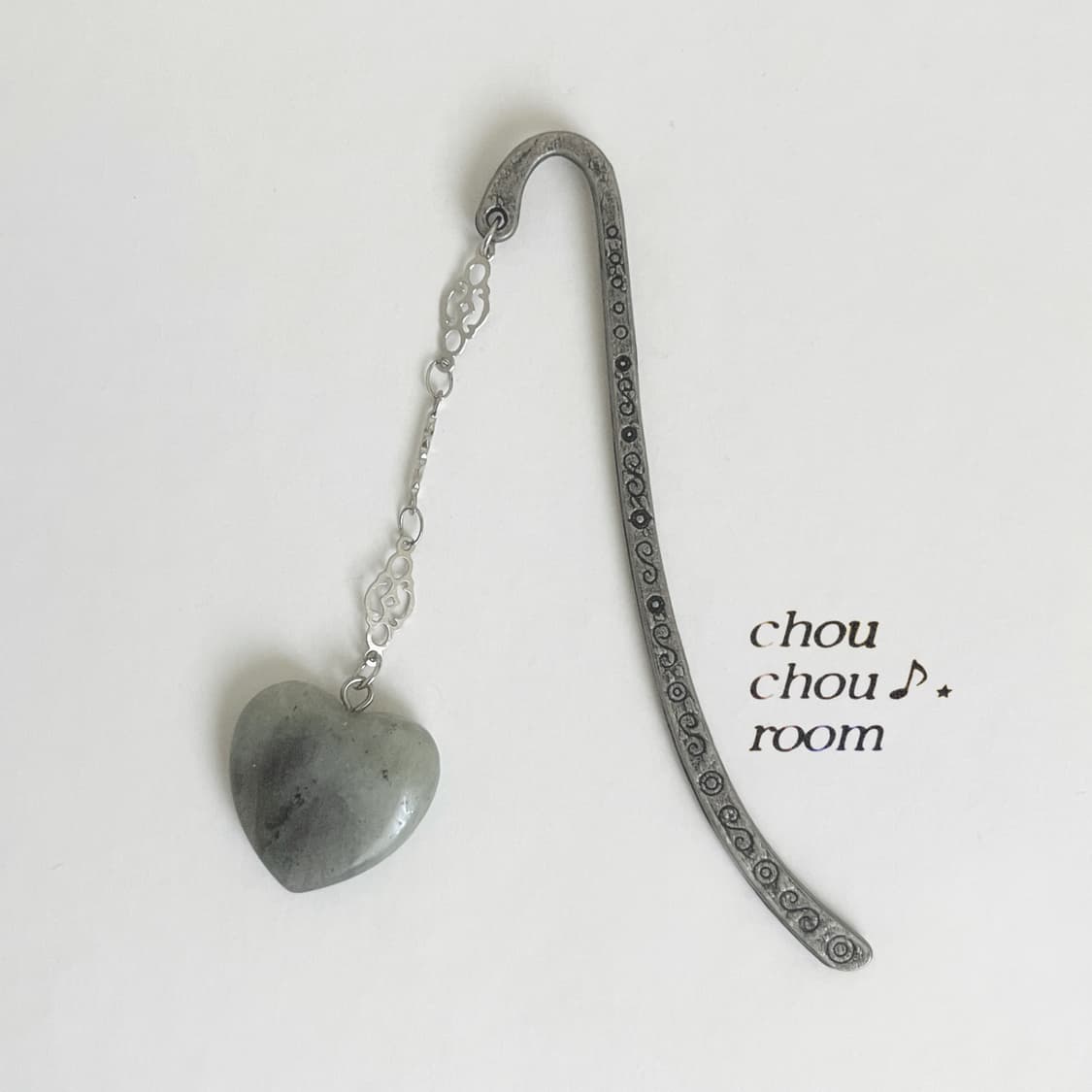 메탈 펜던트 책갈피 ⊰dreamy heart⊱ bookmark 상품이미지1