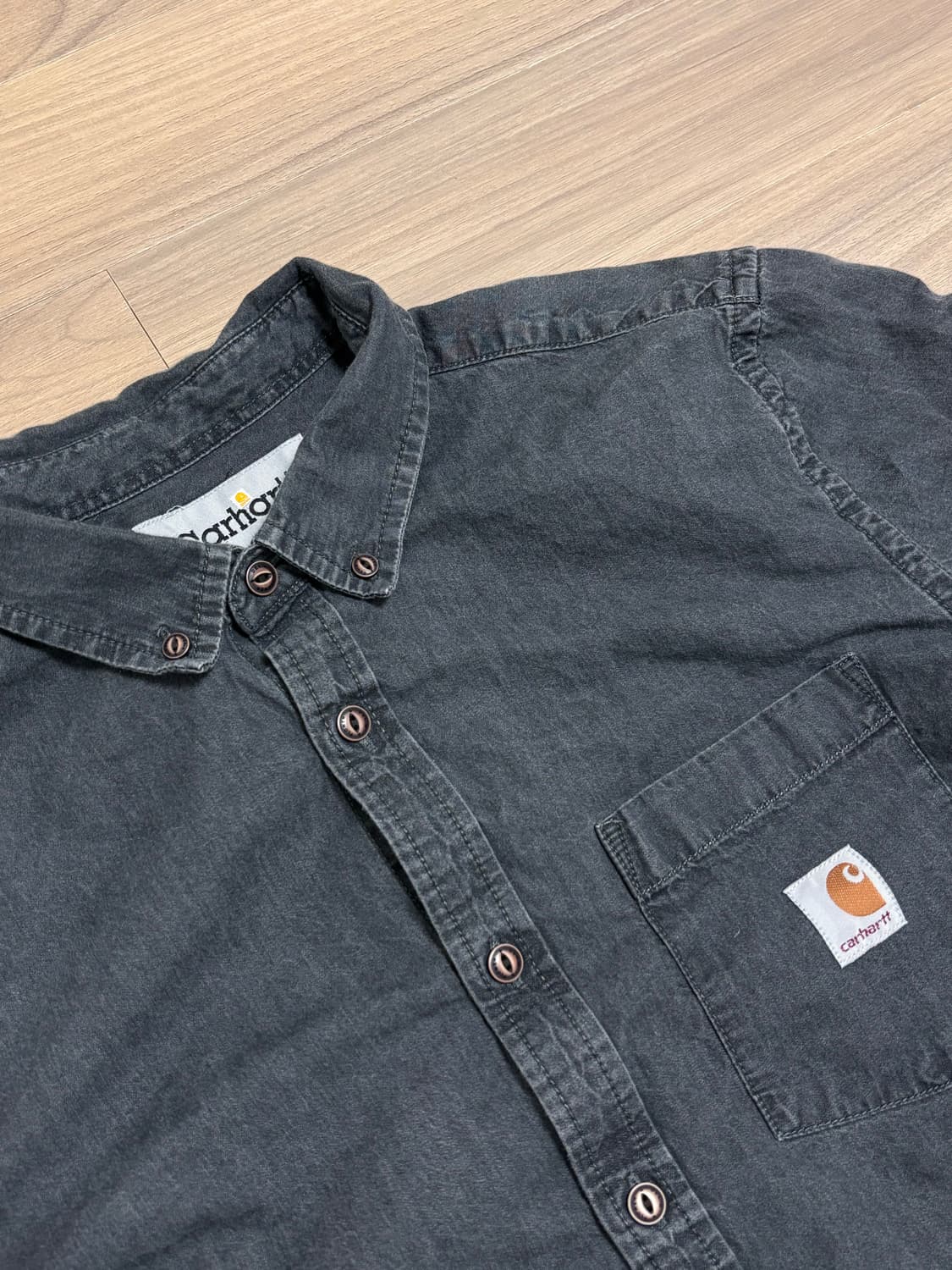 칼하트 셔츠 L 다크그레이 상품이미지2
