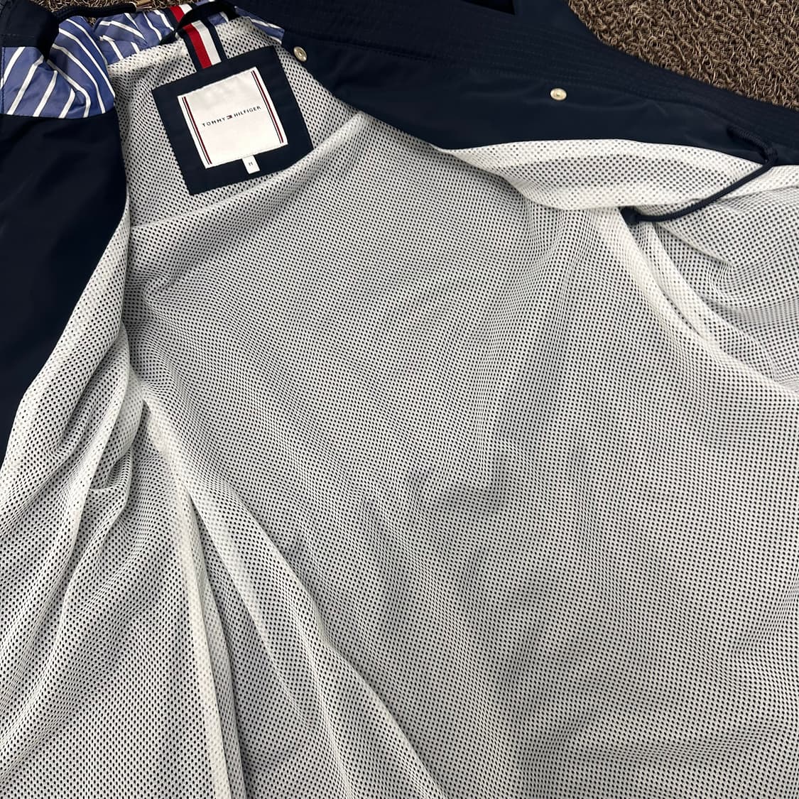 타미힐피거 여성 솔리드 롱 후드 자켓 M 상품이미지8