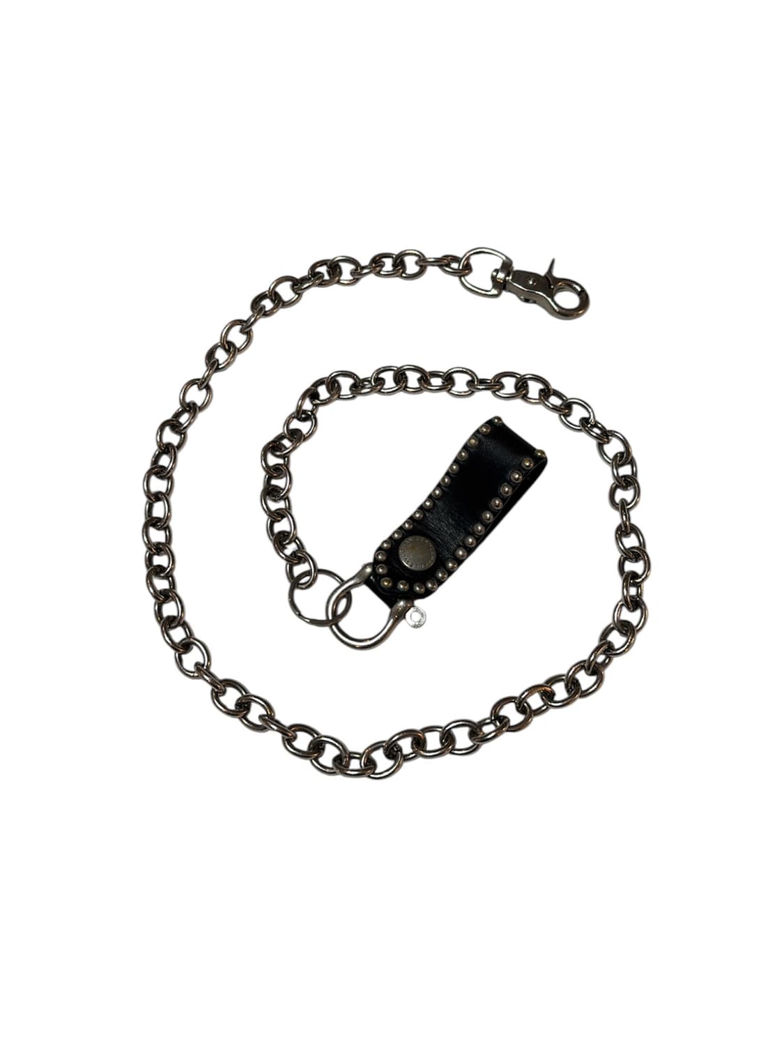Leather Key Ring With Big Chain 상품이미지1