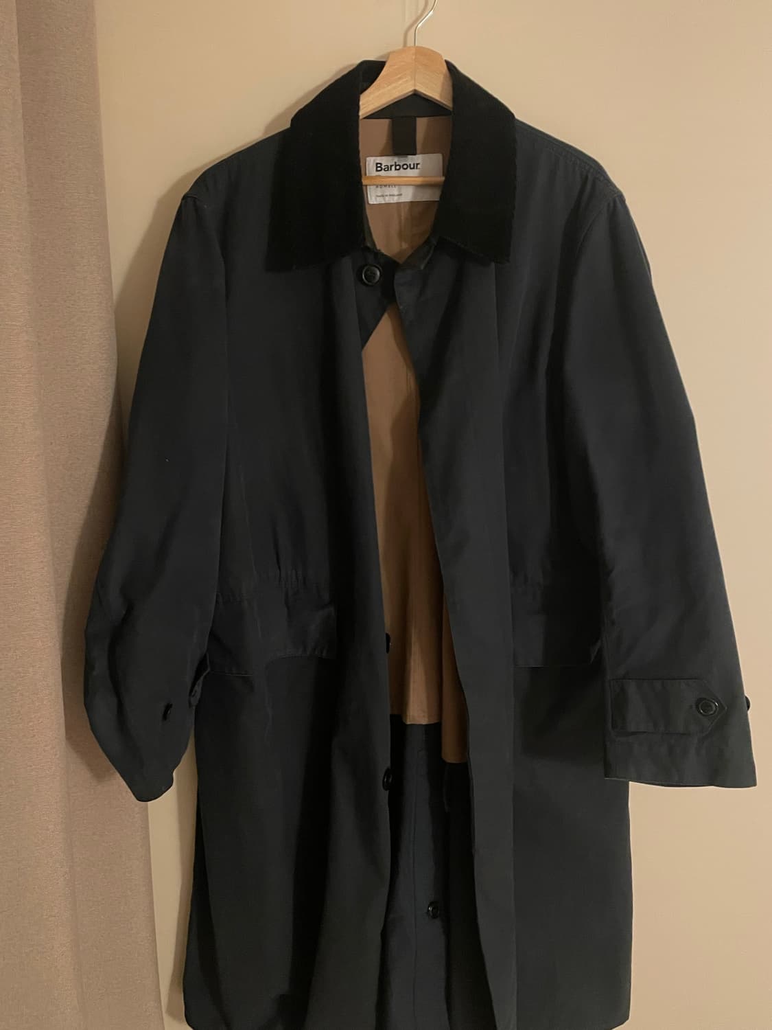 바버 X 마가렛호웰 A73 왁스자켓 네이비 상품이미지6