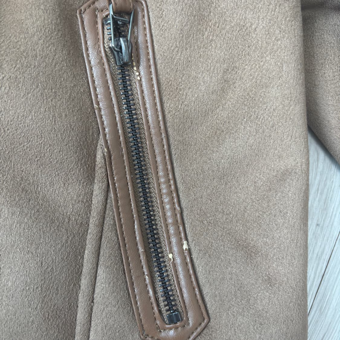 SOUP 숲 스웨이드 무스탕 자켓 브라운 상품이미지8