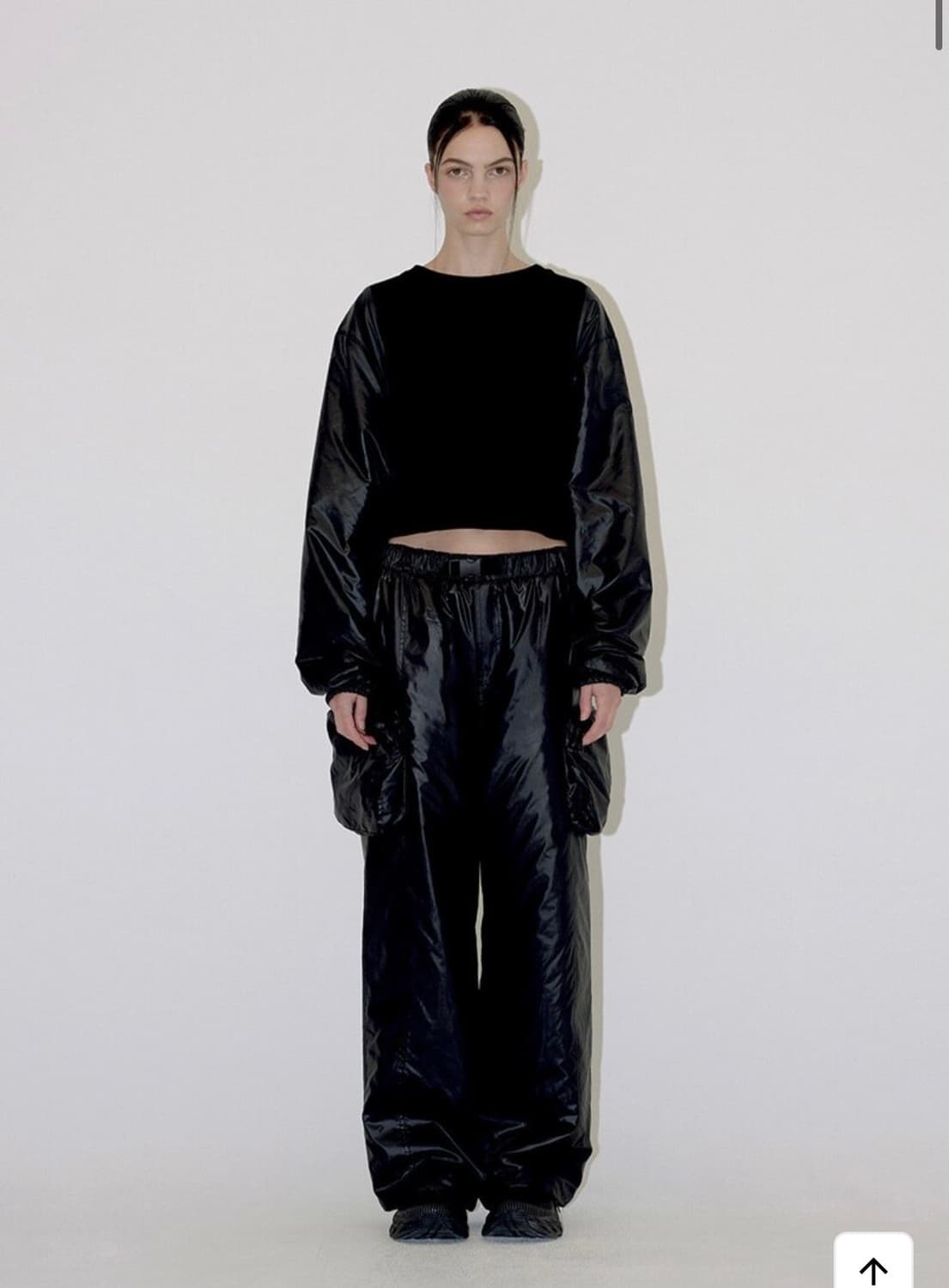 다이애그널 리싸이클 폴리 패딩 팬츠 상품이미지1